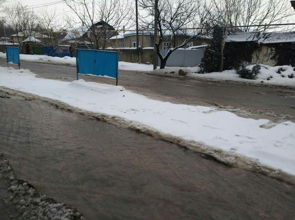 Сильный прорыв водопровода на «БАМе» фото 7