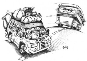 0293 За такой транспорт перед гостями стыдно!