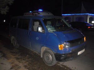 Микроавтобус — участник ДТП