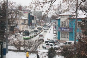 К 9.35 троллейбусы вновь стали курсировать