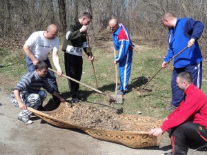 PPS Полицейские помогли в уборке