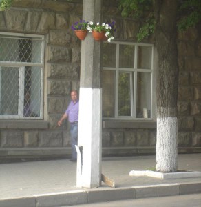 В Бельцах «расцвели» столбы