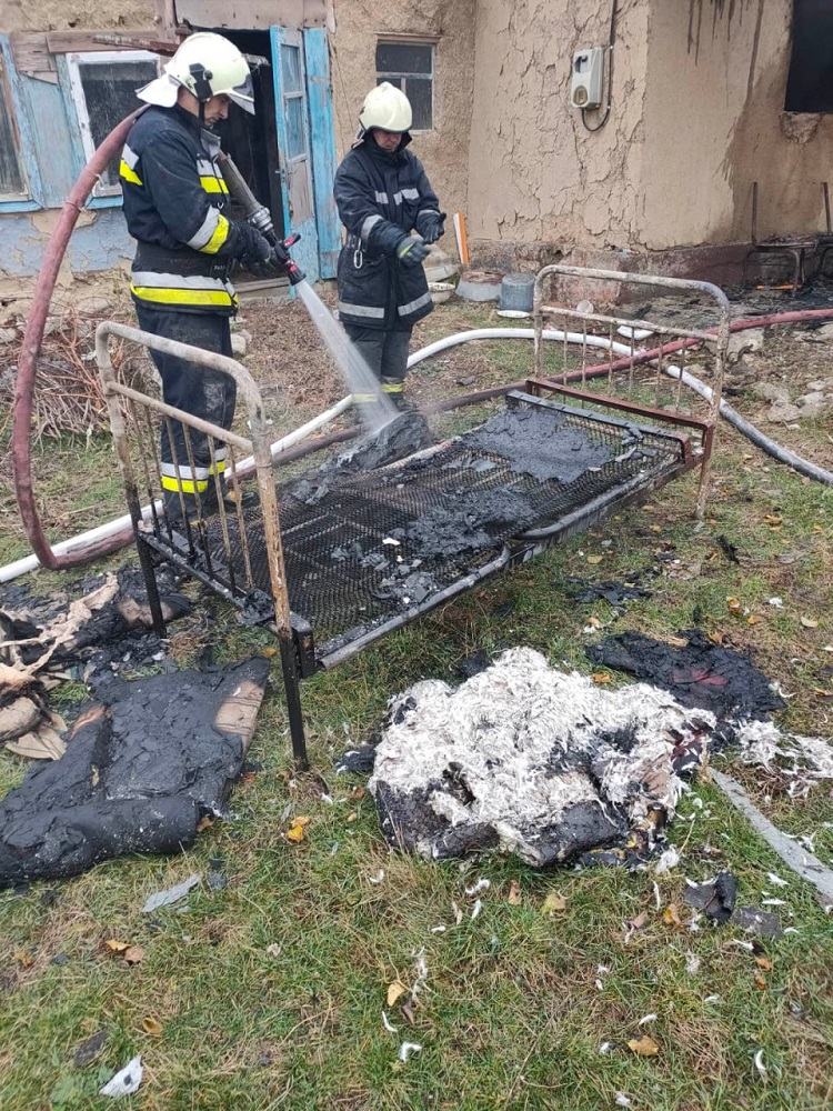 Пожар в доме в Фалештском районе