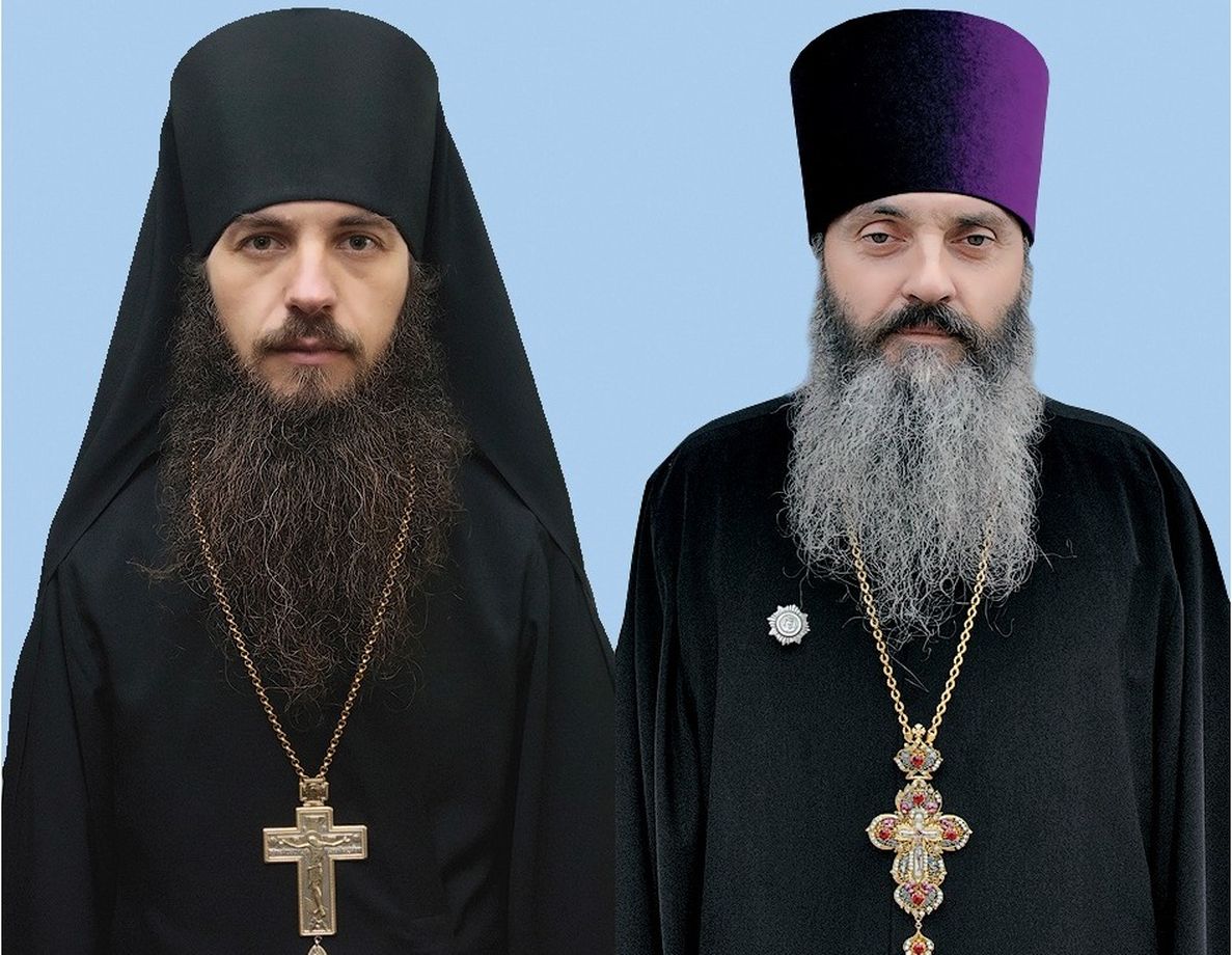 Священники церкви Трех Святых Иерархов в Единцах
