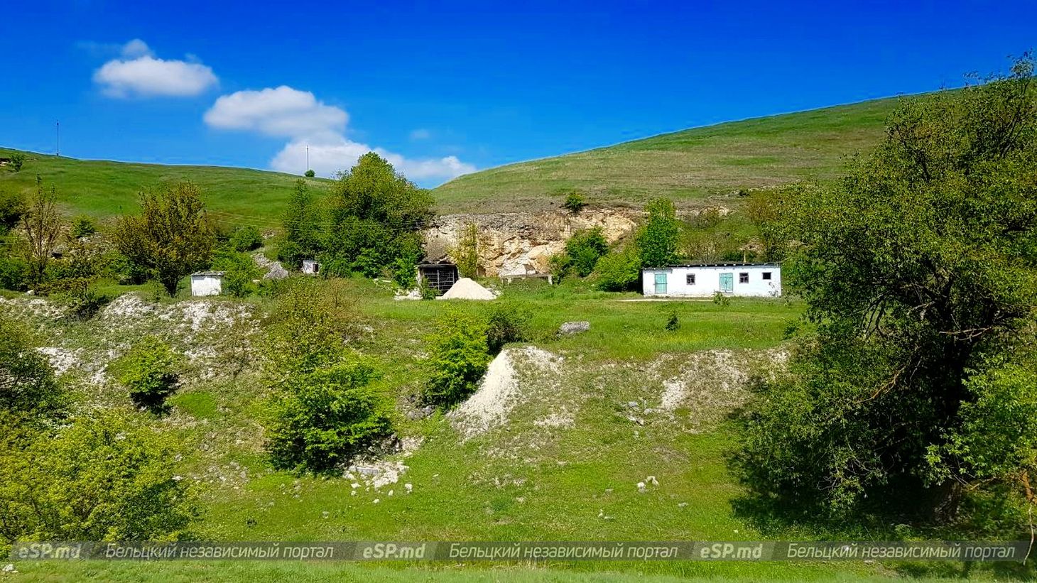 каменоломни и толтры у села Гординешты Единецкого района