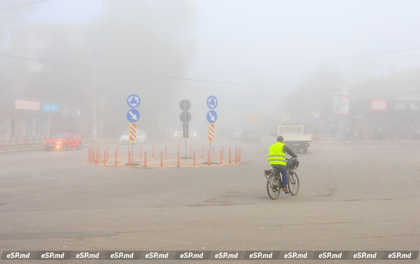 Туман в Бельцах сентябрь