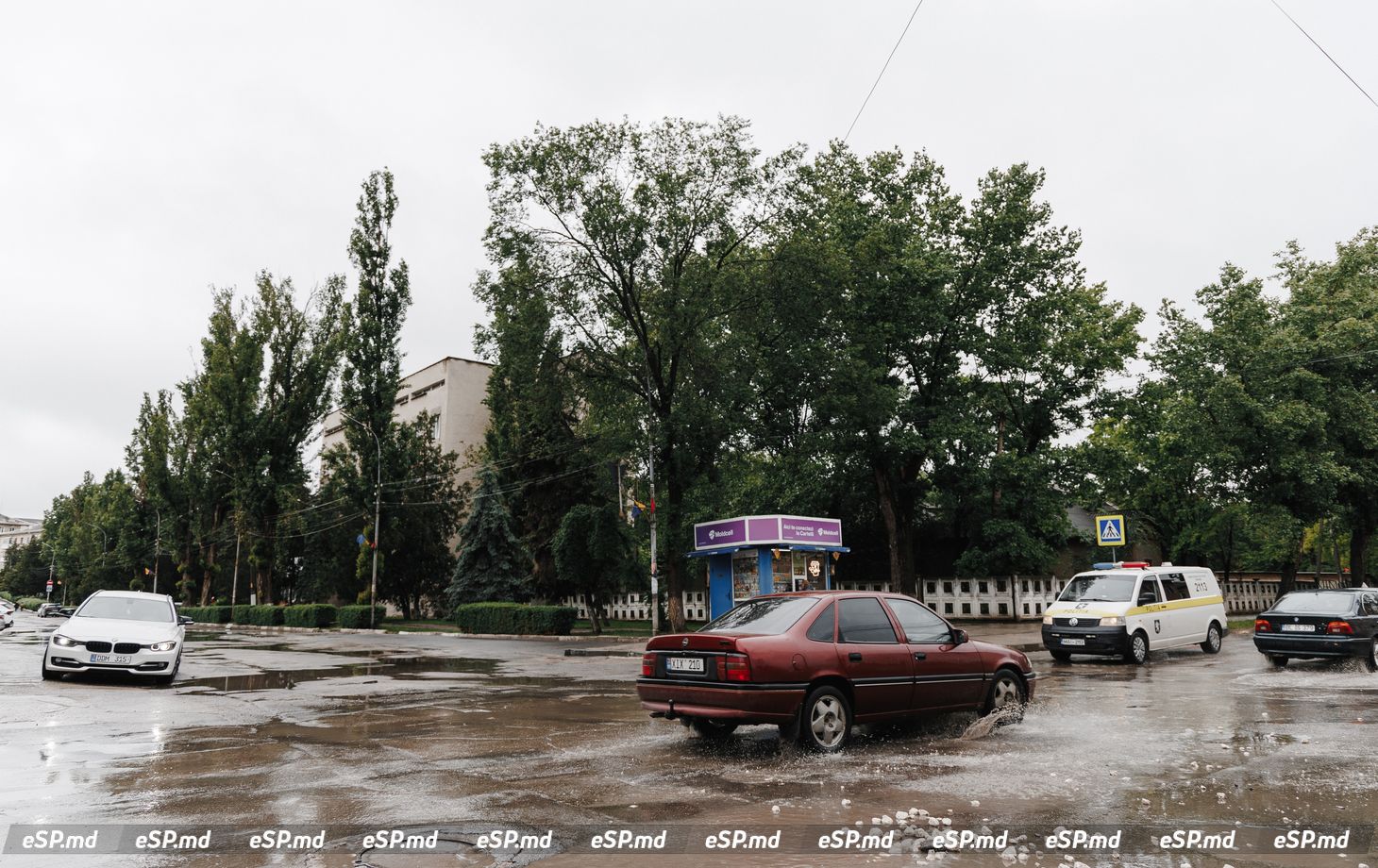 дождь в Бельцах 