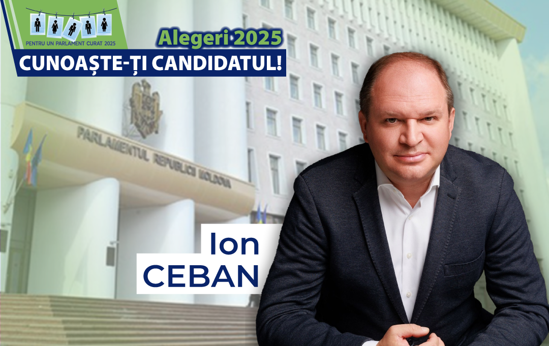 Ион Чебан, кандидат в парламент, Национальная альтернатива, блок Альтернатива, выборы 2025, Молдова, политический профиль, MoldovaCurata, европейская интеграция, румынский язык