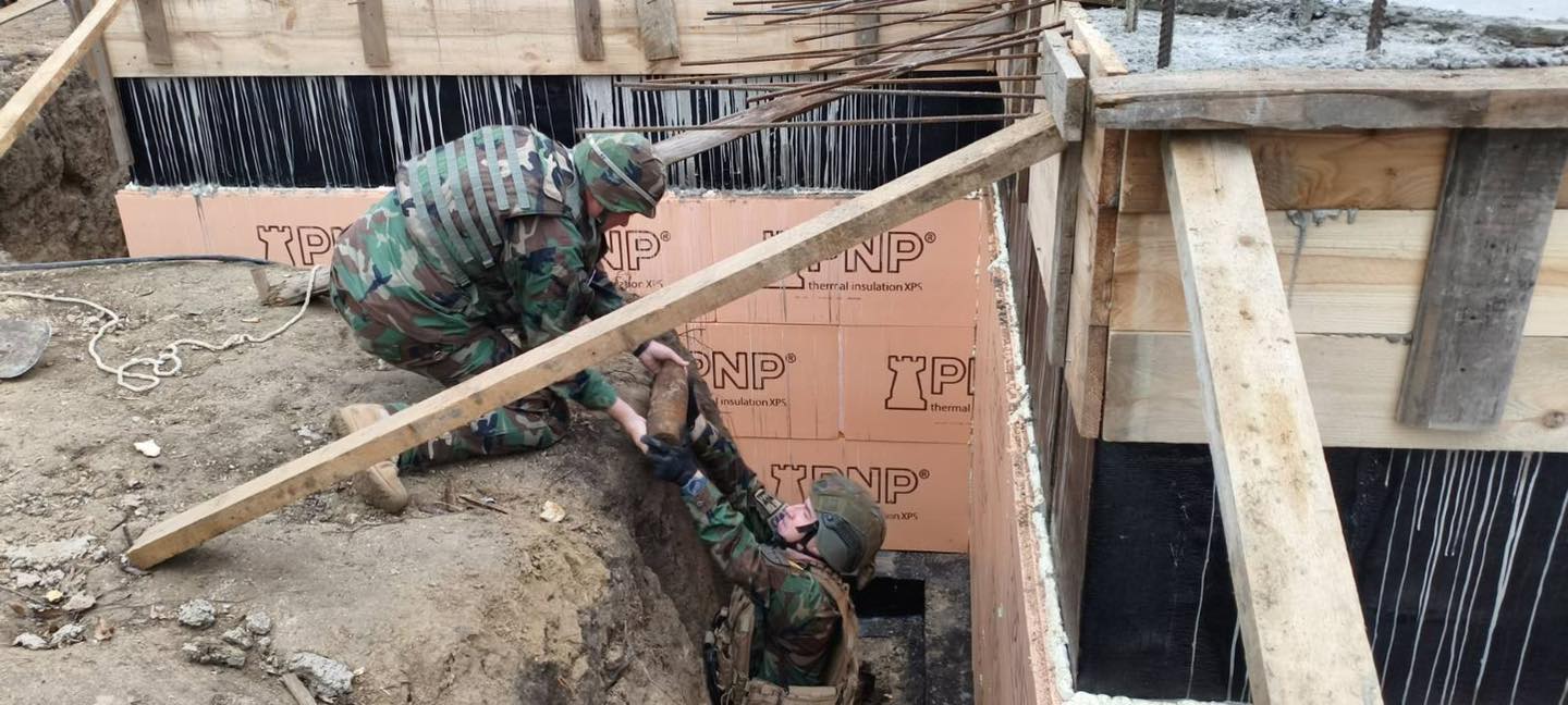 Снаряды времён войны нашли при строительстве в Магдачештах