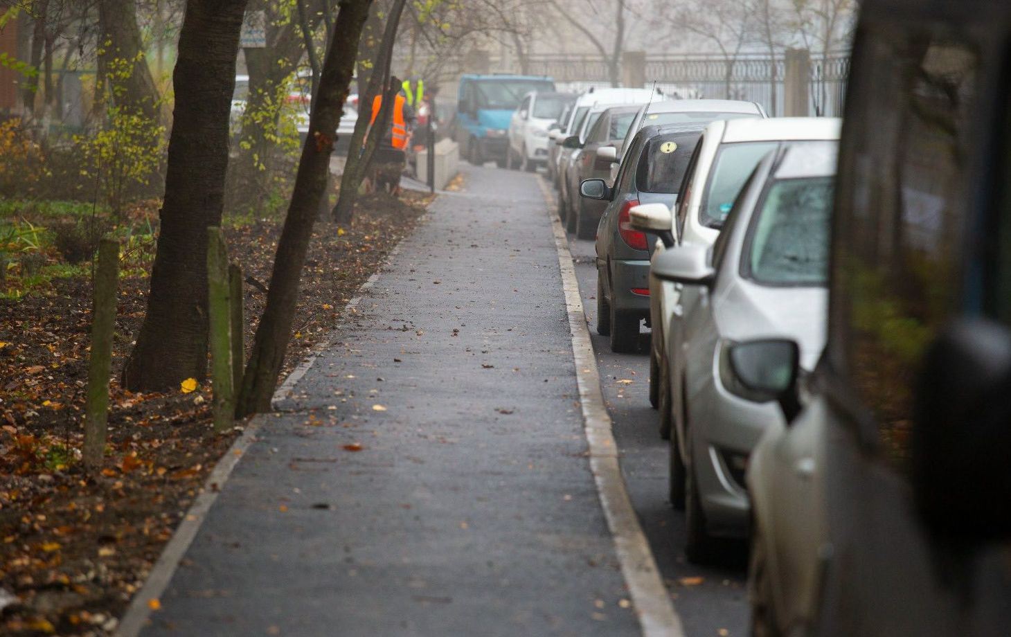 Ремонт одной из дорог в Бельцах
