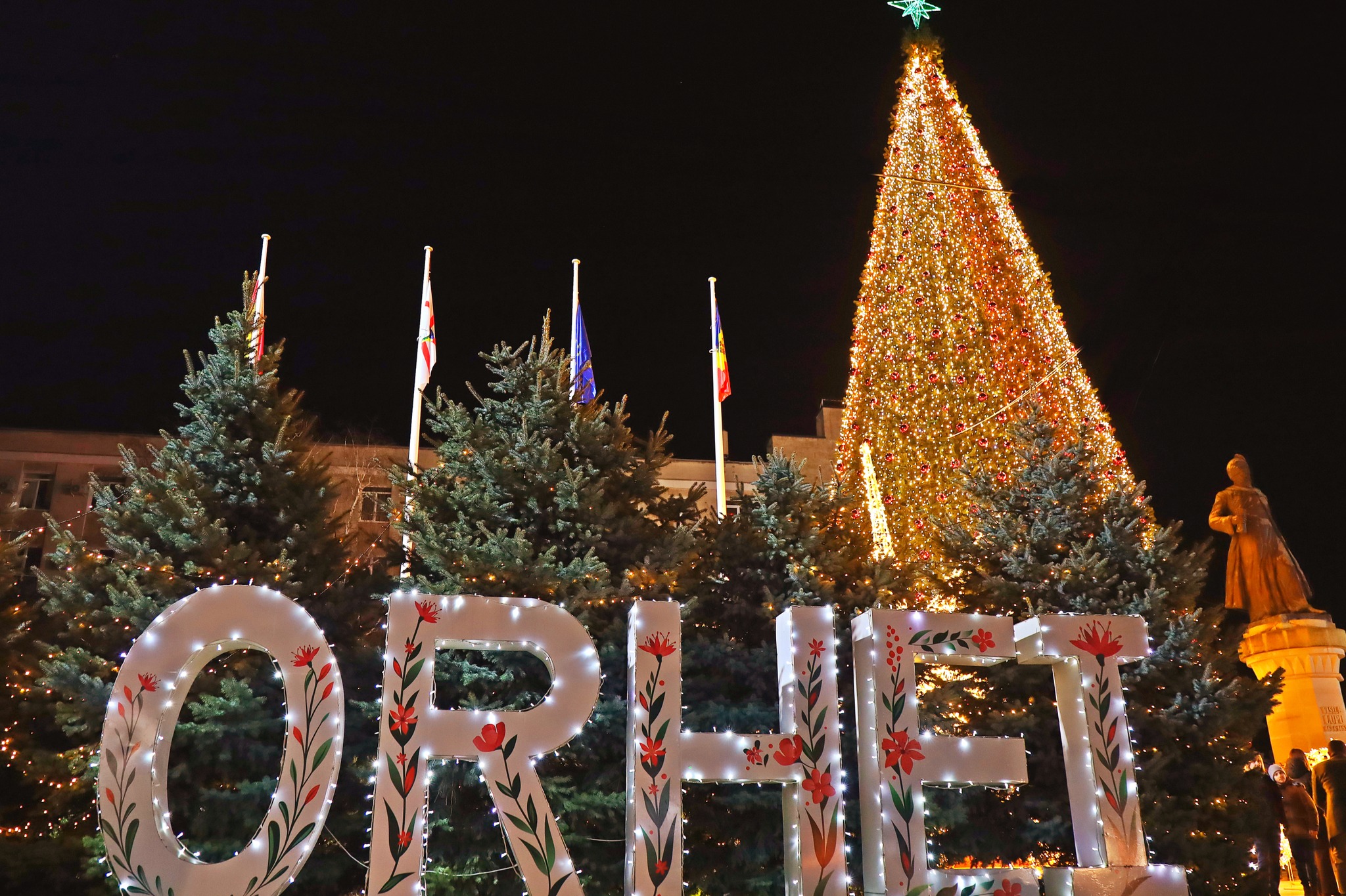 Фото ёлки в Оргееве