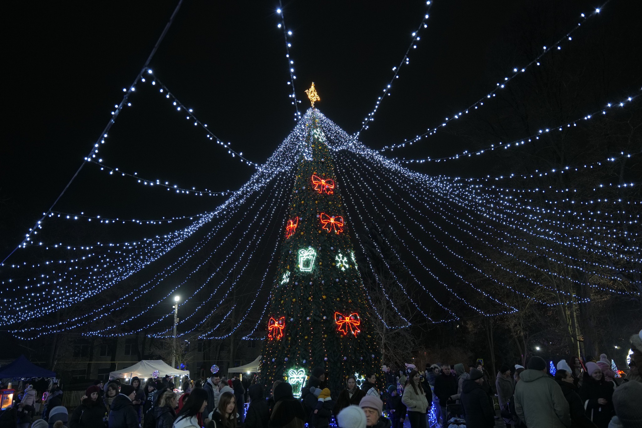 Фото ёлки в Фалештах