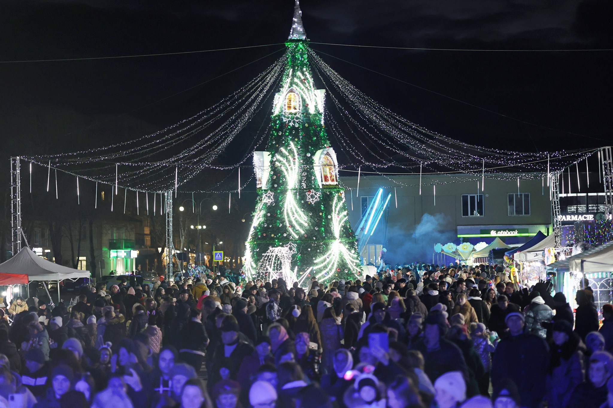 Фото ёлки в Дрокии