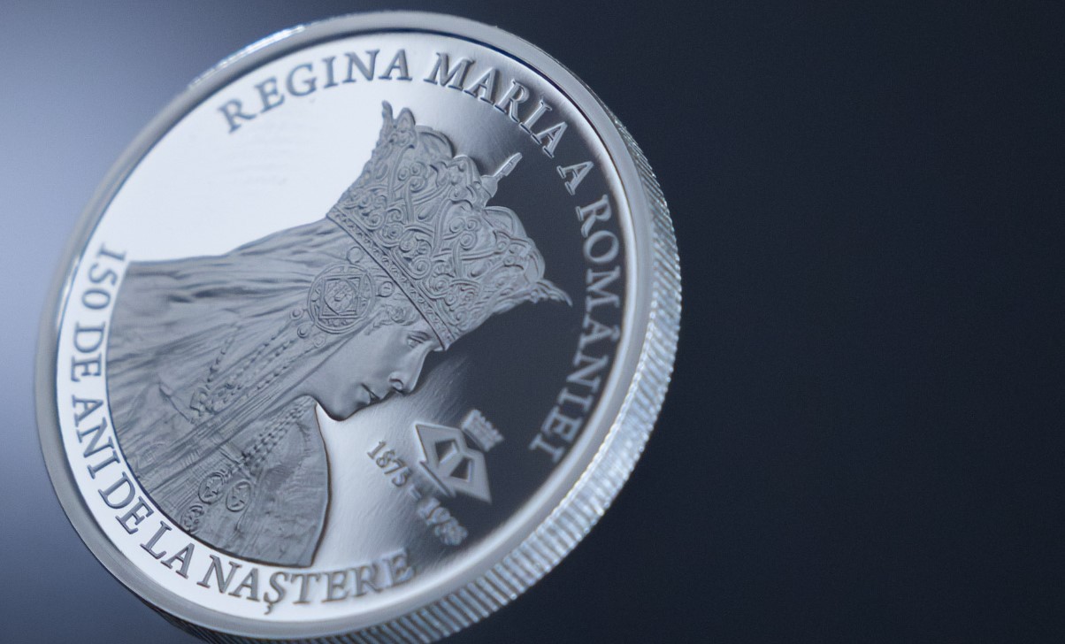 Памятная монета, посвящённая королеве Румынии