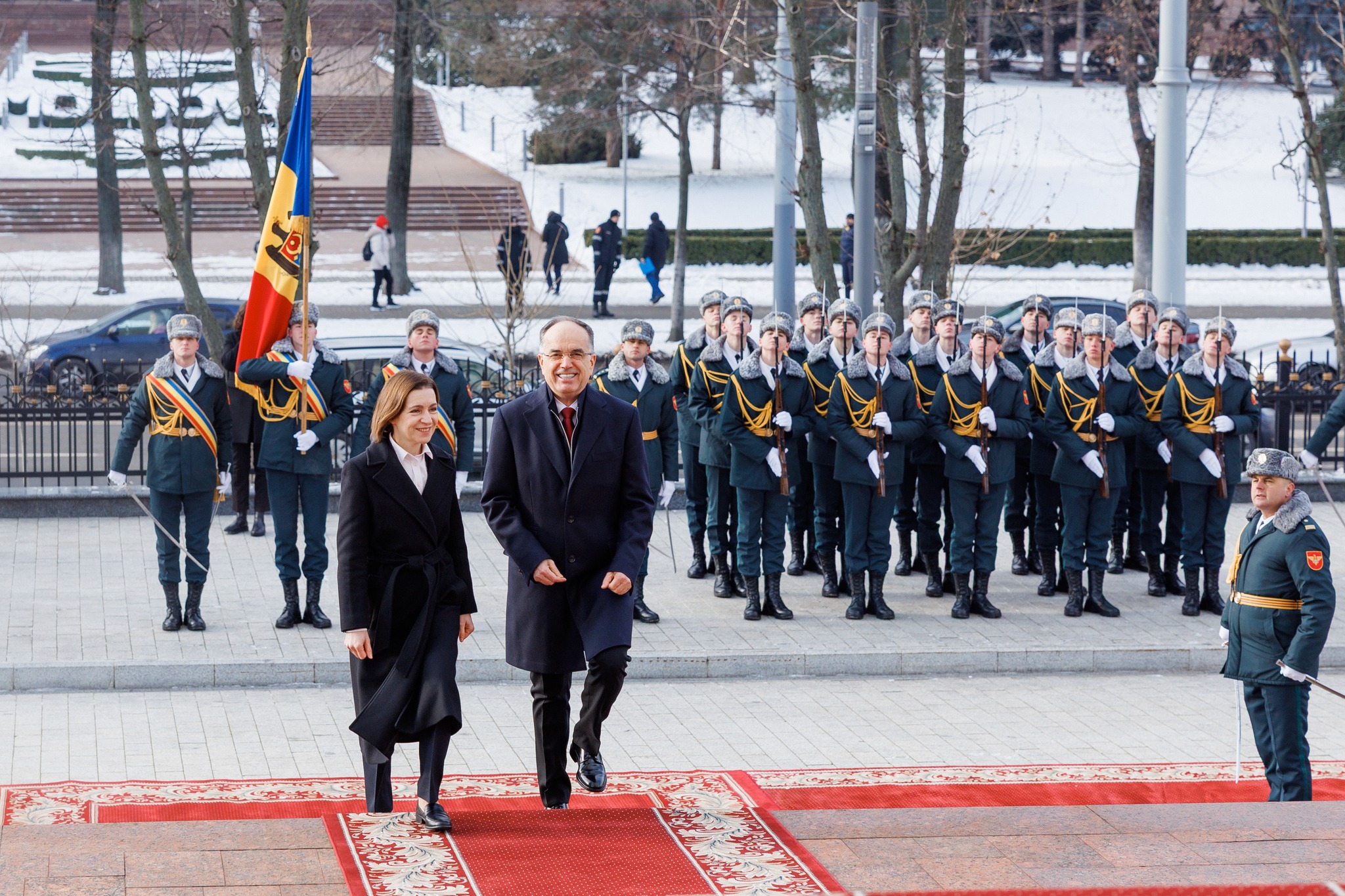 Майя Санду и президент Албании