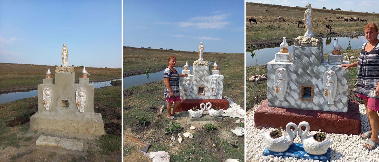 Благоустройство родника в селе Котова Дрокиевского района