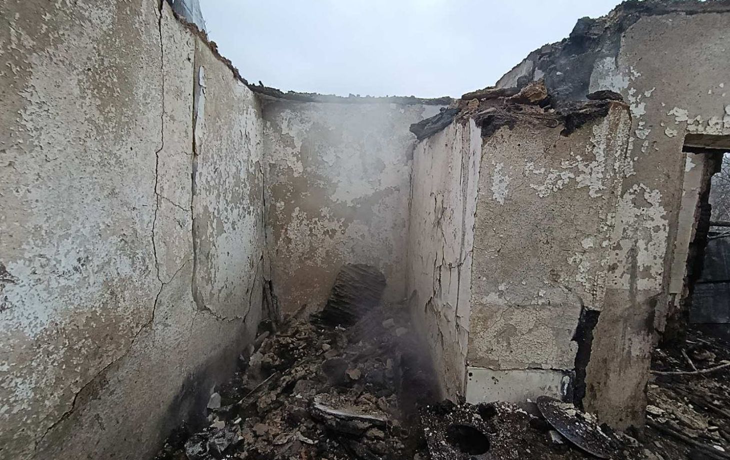 Пожар в селе Сынжерейского района