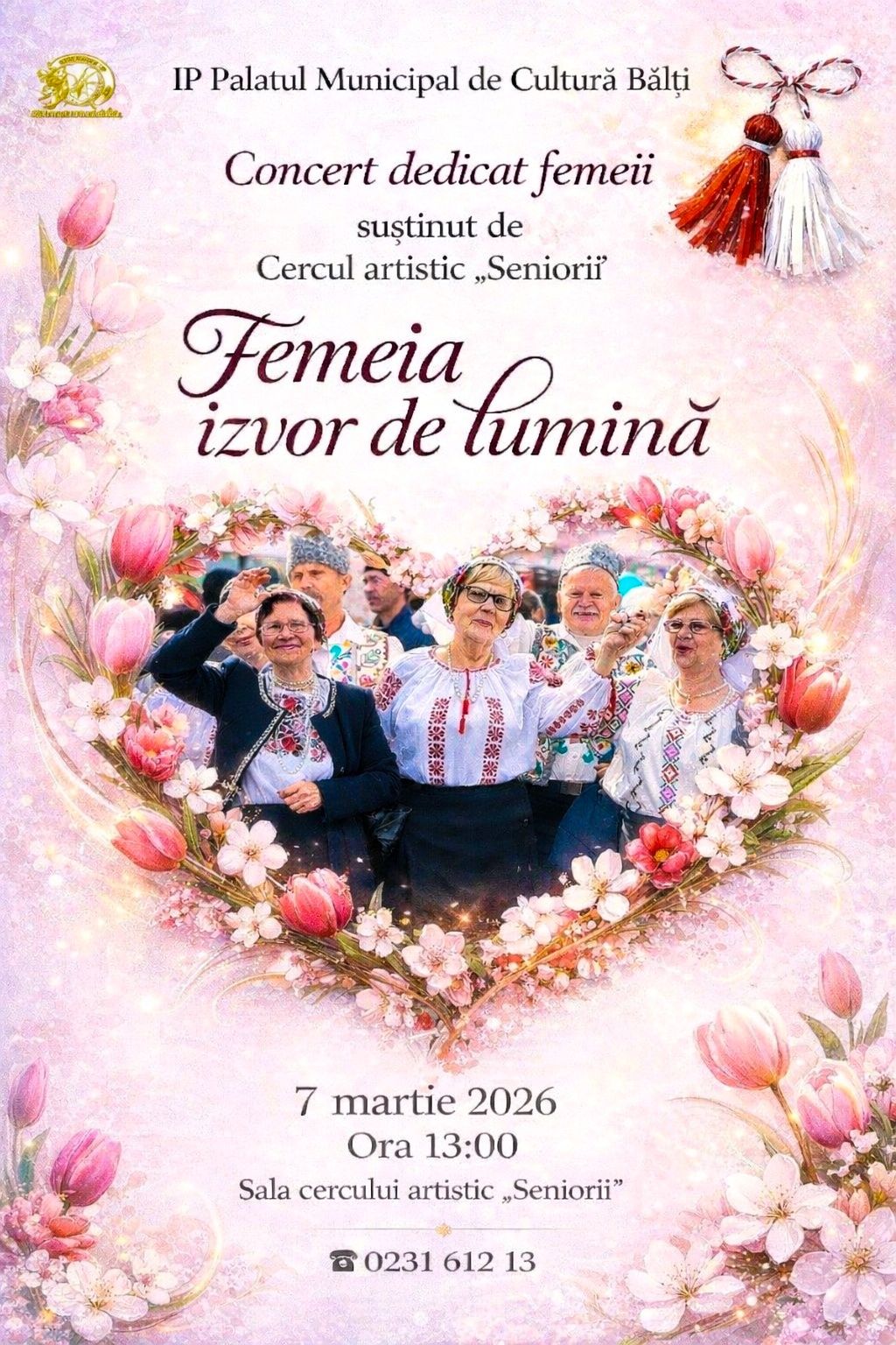 Концерт «Femeia, izvor de lumină», посвященный женщине