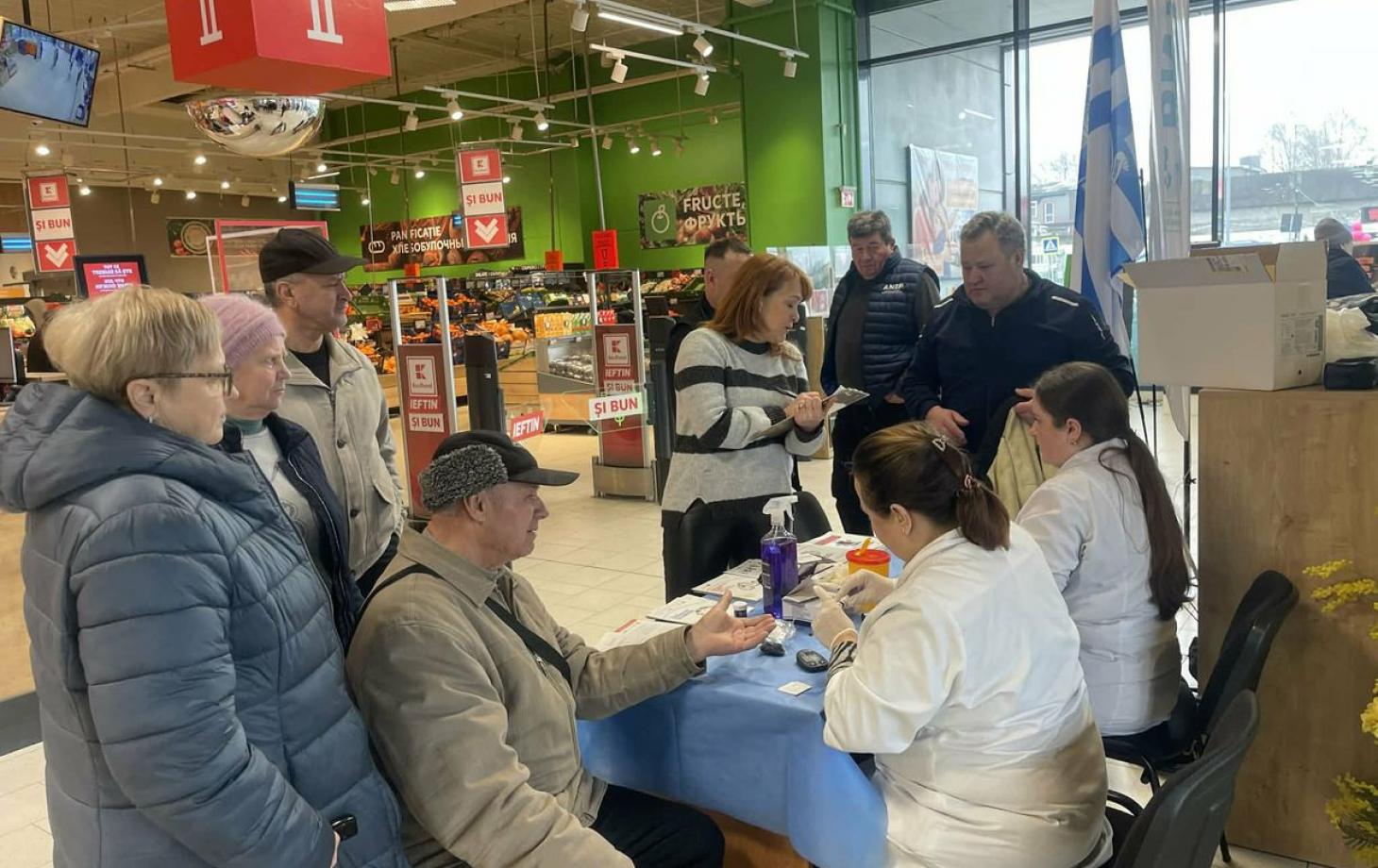 В Бельцах 122 человека проверили бесплатно сахар в крови и давление