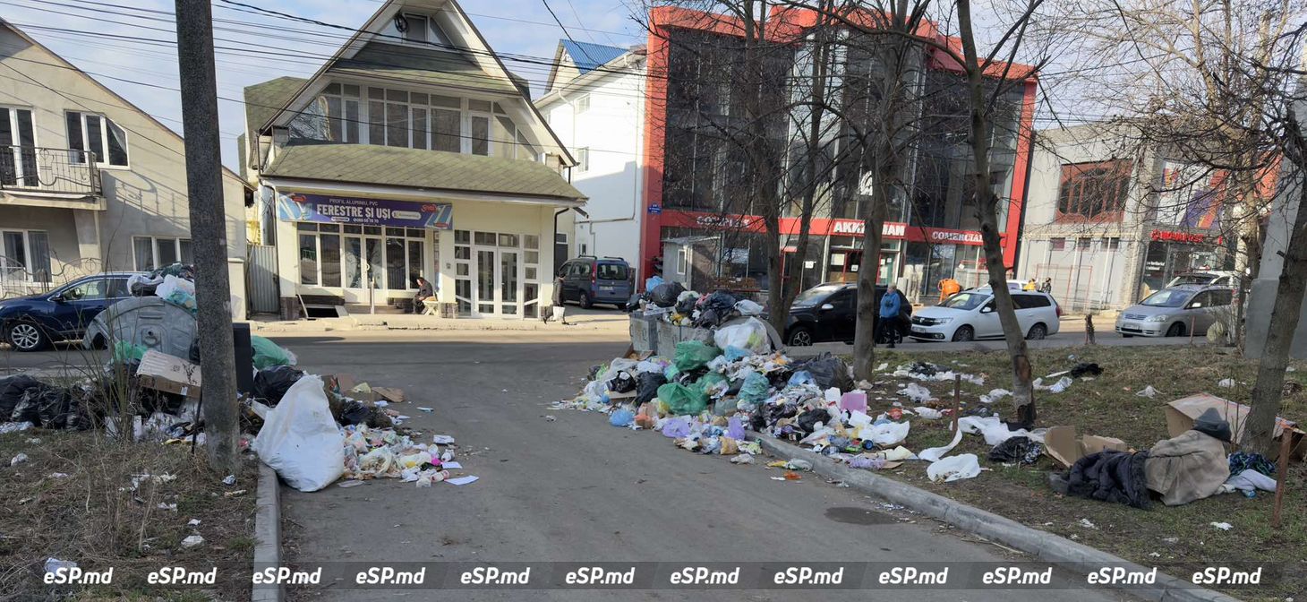 Единцы. Сломался мусоровоз