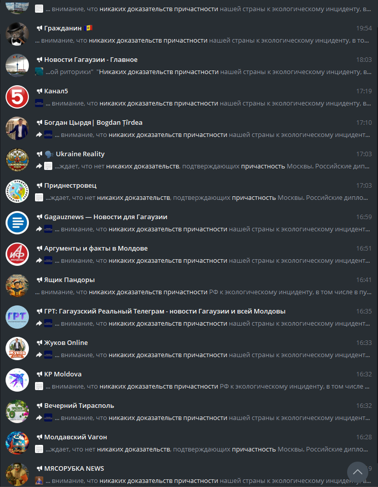 фейки про Днестр