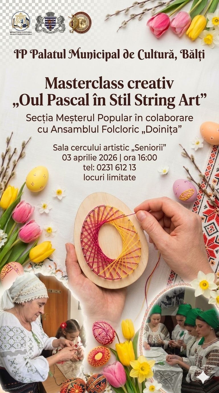 Мастер-класс «Пасхальное яйцо в стиле String Art»