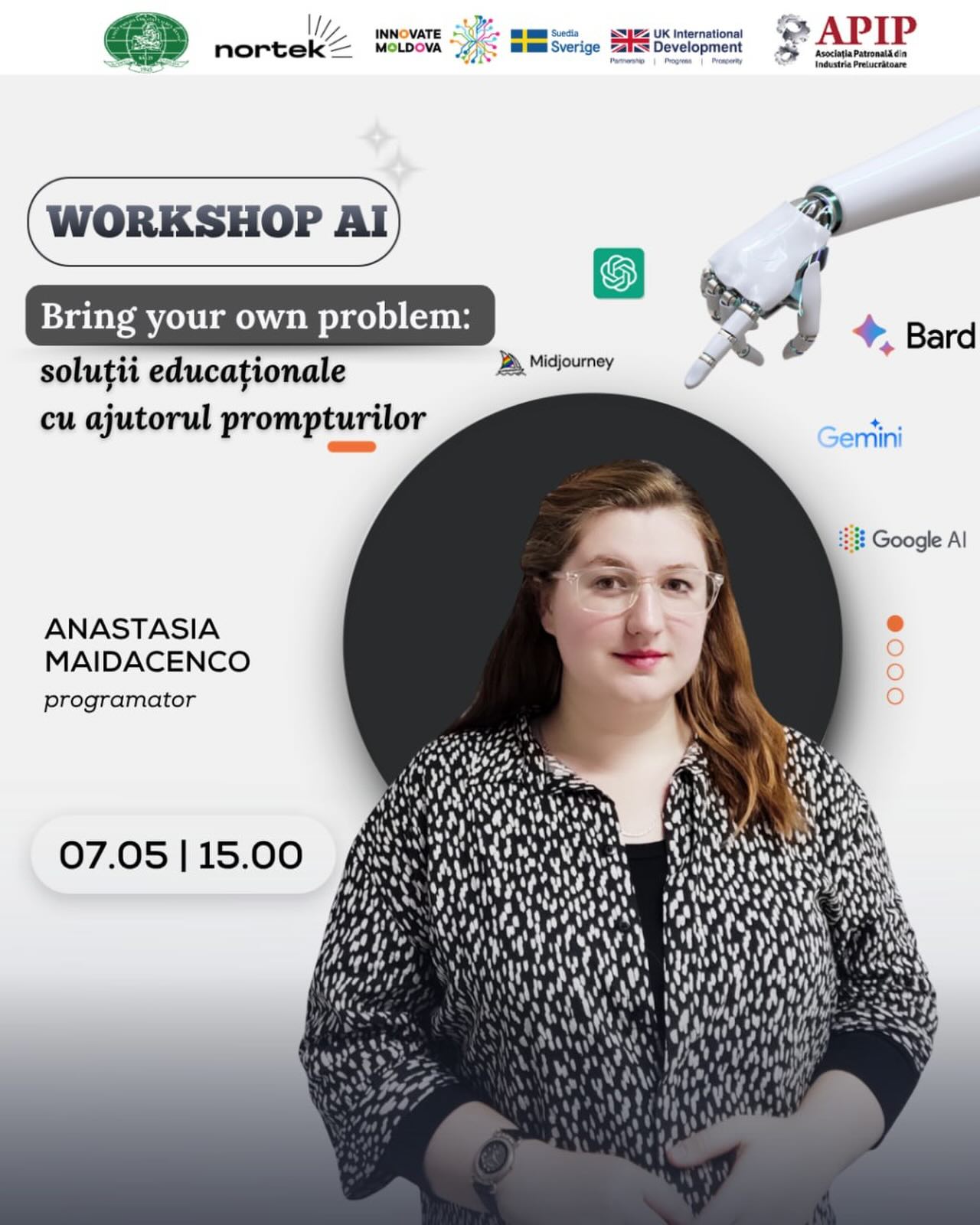 Интерактивный мастер-класс на тему: «Принесите свою проблему: как мы используем подсказки ИИ в образовании»