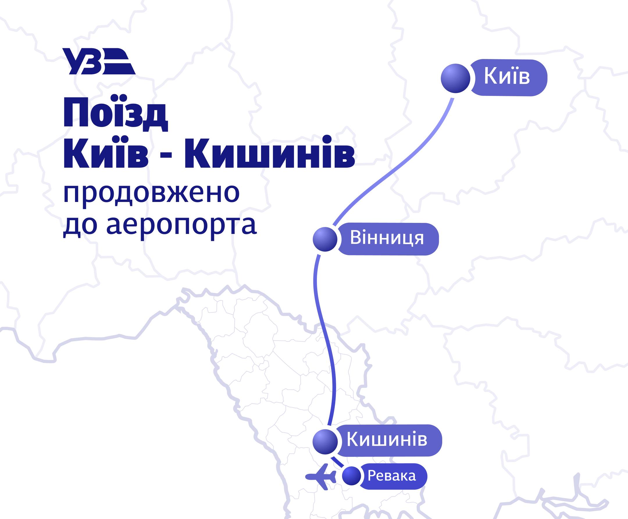 Поезд до Аэропорта Кишинёва