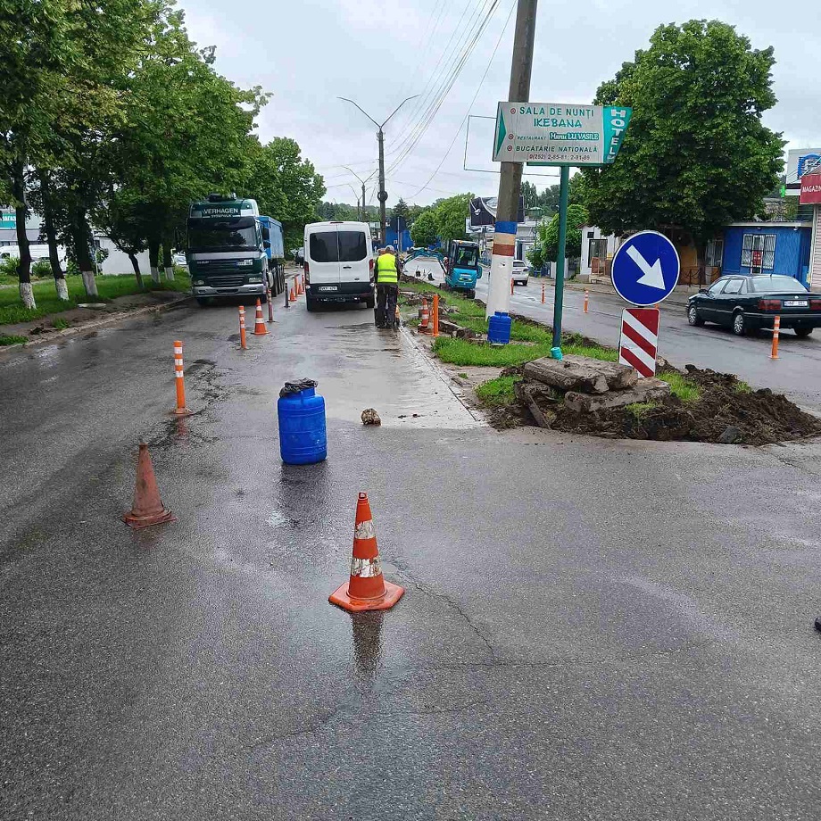 В Дрокии начались работы по повышению безопасности движения у рынка