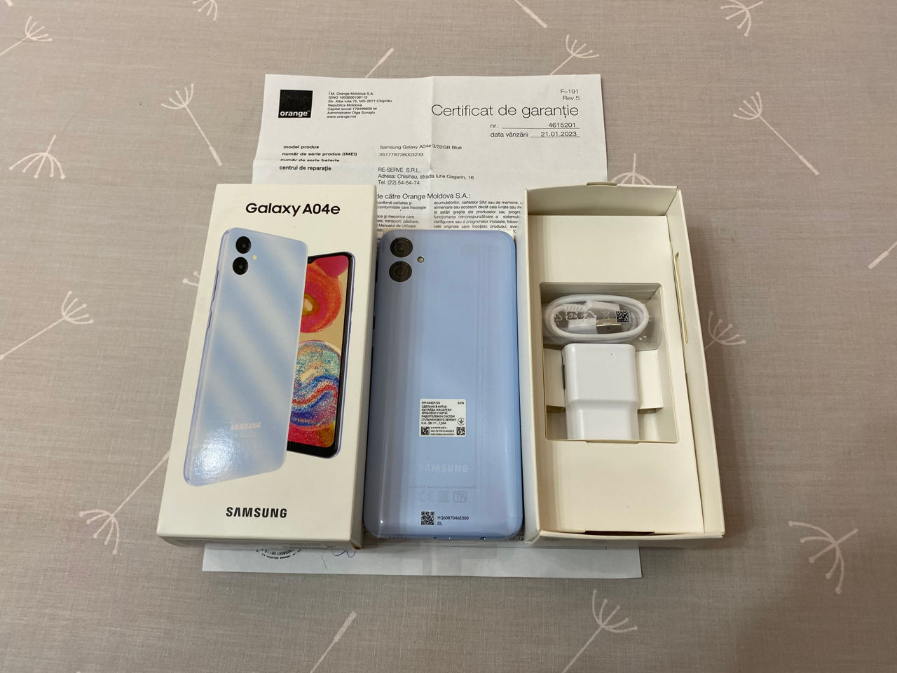 Samsung Galaxy A04E Новый Light Blue | СП - Новости Бельцы Молдова