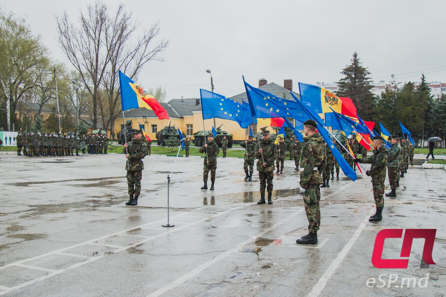 День мотопехотной бригады Moldova в Бельцах