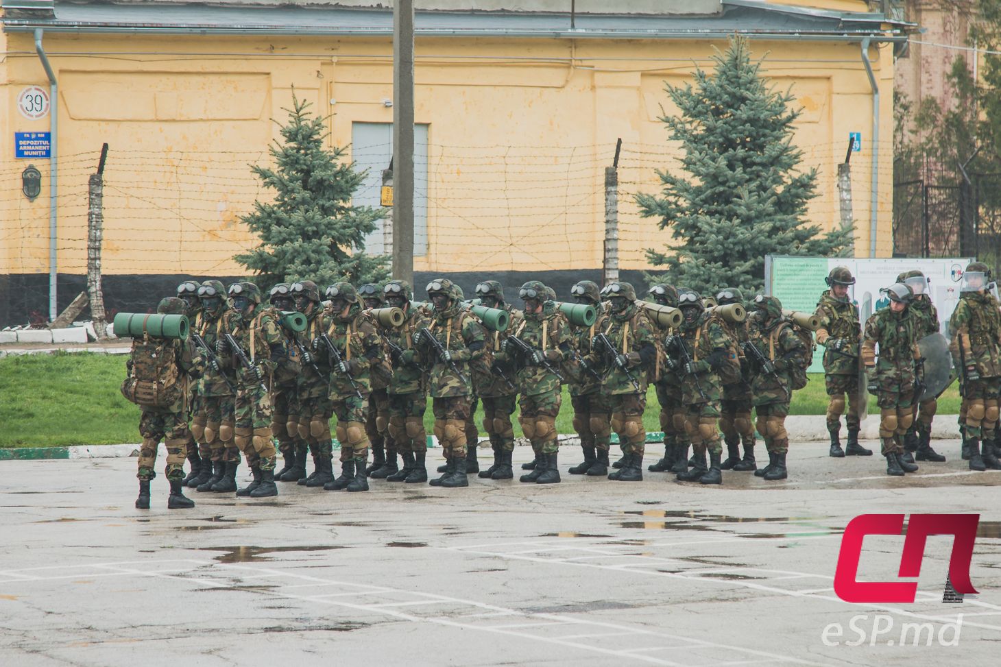 Мотопехотная бригада Moldova в Бельцах