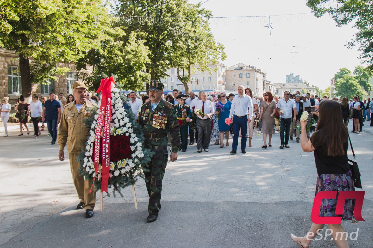 Памятный марш в Бельцах по случаю 75-летия начала Великой Отечественной войны