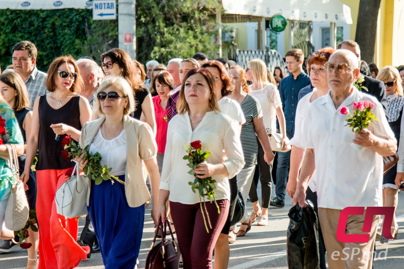 День памяти жертв фашизма в Бельцах, шествие, возложение