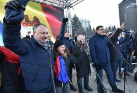 Лидеры протестов в Молдове