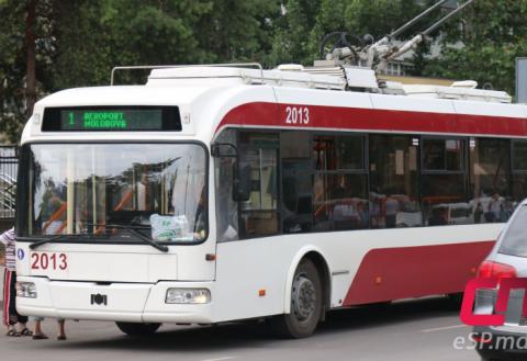 Троллейбус №1 в Бельцах