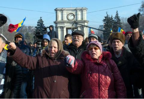 Протесты в Кишинёве