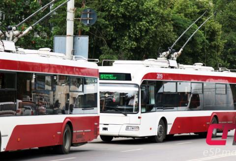 Новые троллейбусы в Бельцах