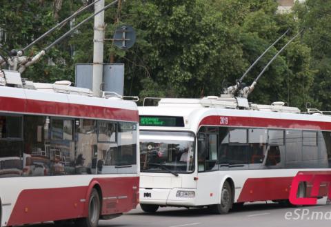 Троллейбус в Бельцах