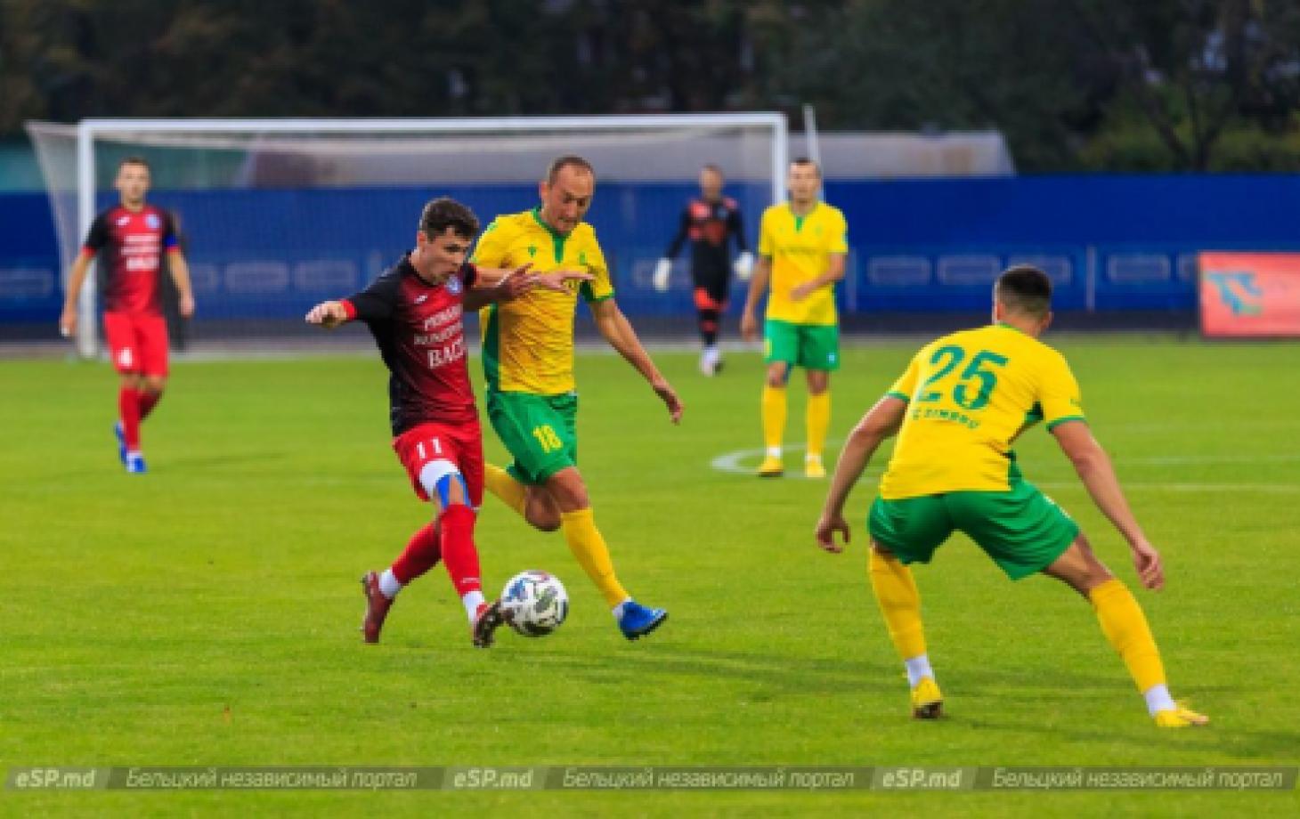 ФК «Зимбру» обыграл у себя дома ФК «Бэлць» со счётом 1:0 в матче чемпионате  Молдовы по футболу