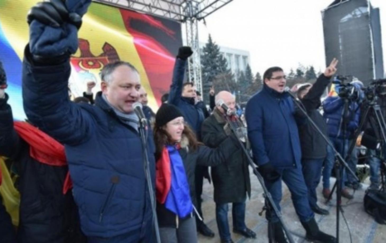 Лидеры протестов в Молдове