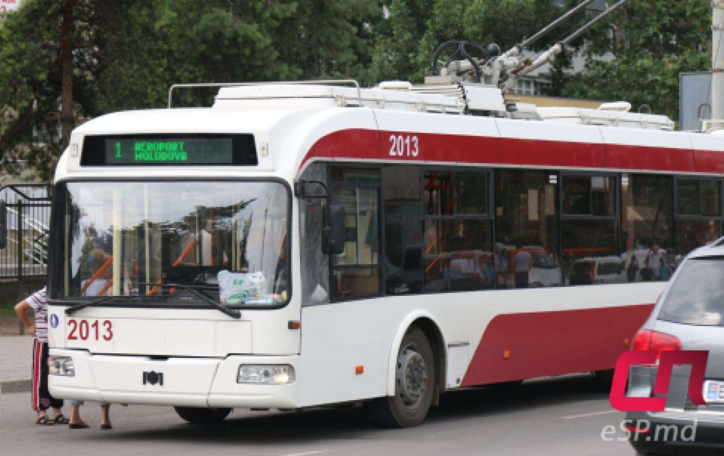 Троллейбус №1 в Бельцах