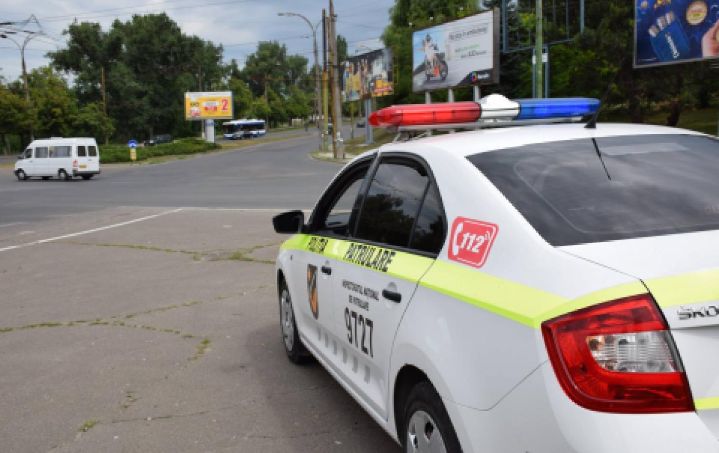 Машина полиции Республики Молдова