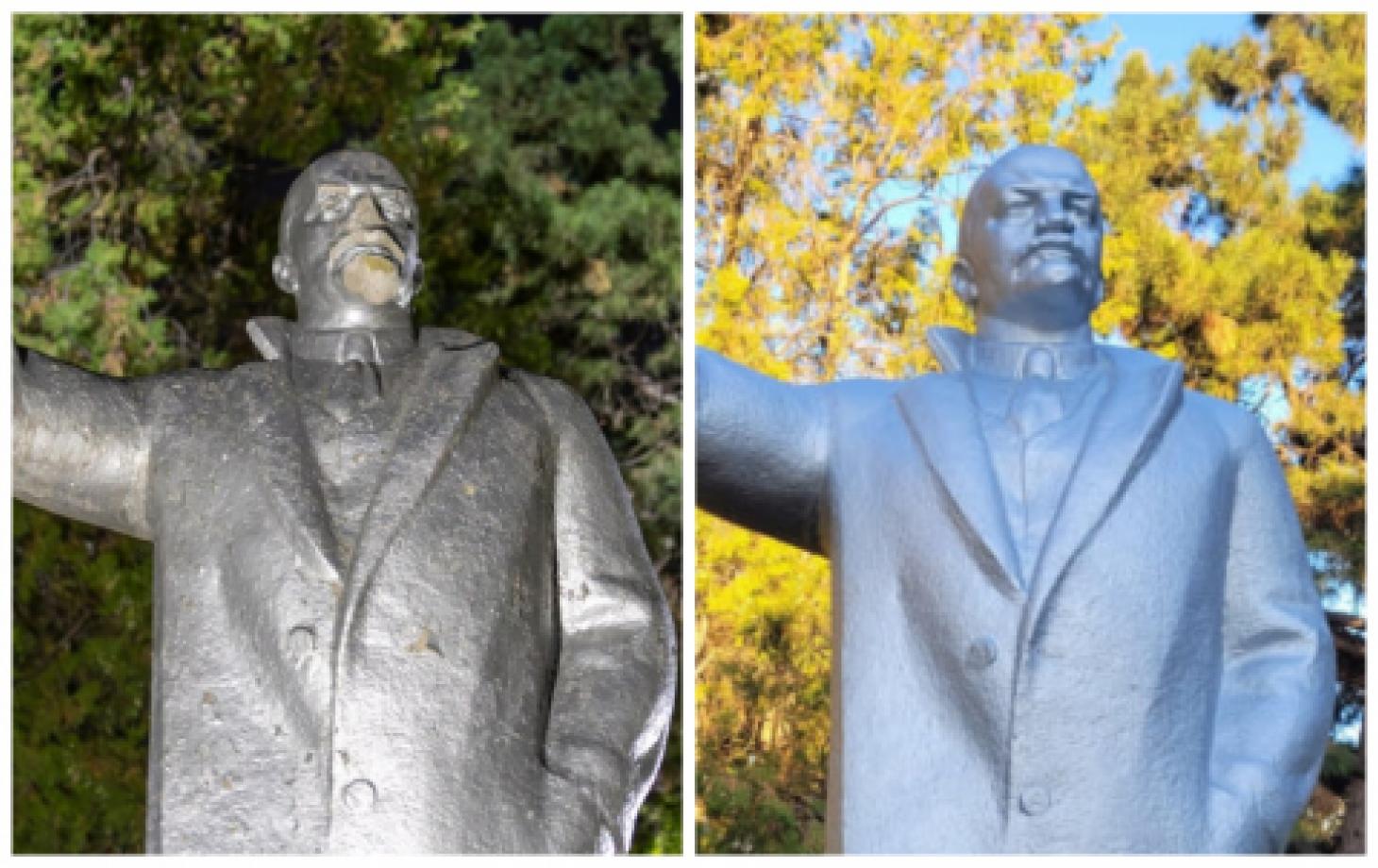 памятник Ленину Единцы