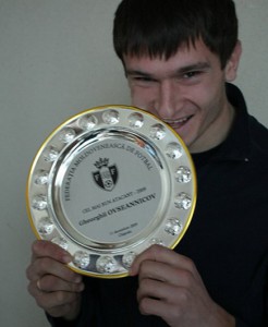 Георгий Овсянников был признан лучшим нападающим Молдовы в 2009 году